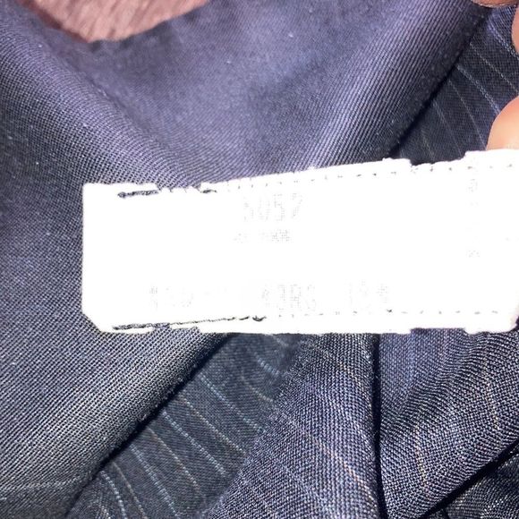 Vintage Mens Brooks Brothers Golden Fleece Gray Pinstriped Suit43R 38x29 - Picture 12 of 16